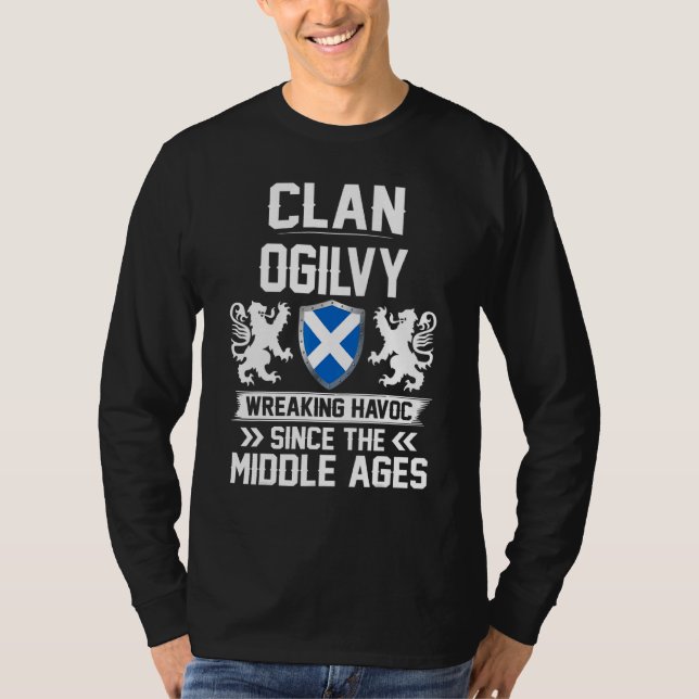 Camiseta Clan Ogilvy Scottish Family Clan Scotland Wreaking (Frente)