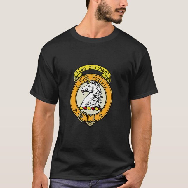 Camiseta Clan Oliphant Scottish Crest (Frente)