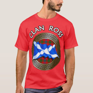 Camiseta Clan Ross Crest Tartan Knot 1