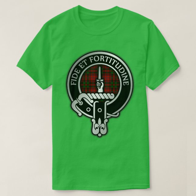Camiseta Clan Shaw Crest (Frente do Design)