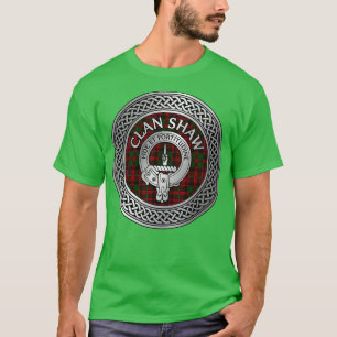 Camiseta Clan Shaw Crest Tartan Knot