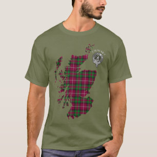 Camiseta Clan Stewart   Estudo do Mapa de Butas e do Crest