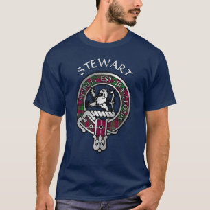 Camiseta Clan Stewart   Stuart Bute Crest & Tartan T-Shi
