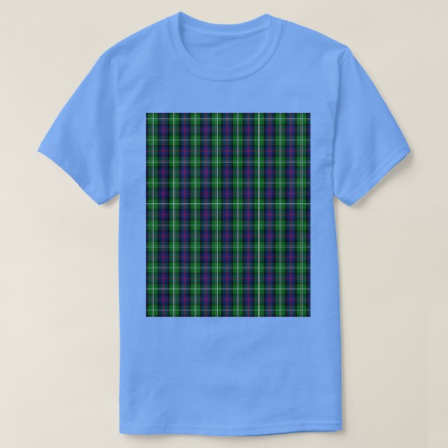 Camiseta Clan Sutherland Tartan Graphic (Frente do Design)