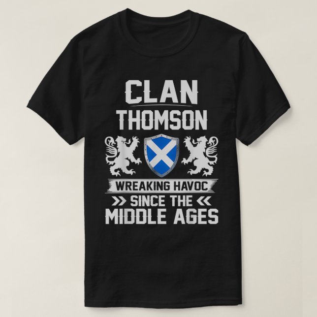 Camiseta Clan Thomson Scottish Family Clan Scotland Wreakin (Frente do Design)