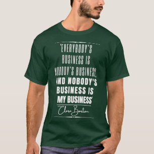 Camiseta Clara Barton Historical Quote