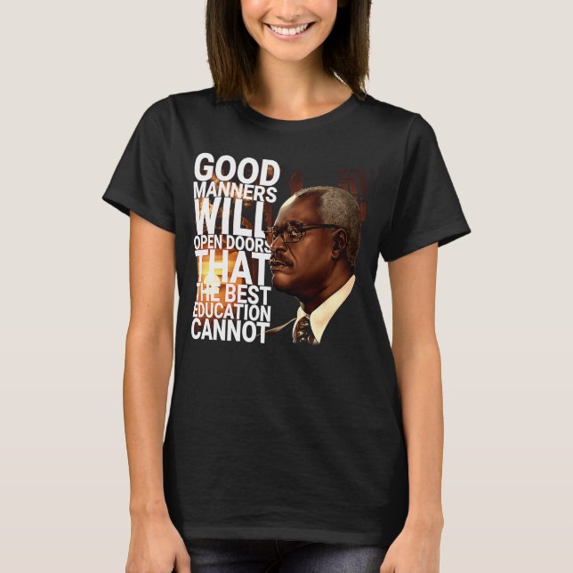 Camiseta Clarence Thomas Criou Justiça de Cotas Iguais (Frente)