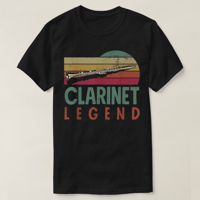 Camiseta Clarinet Clarinet Clarinet Player Clarinet (Frente do Design)