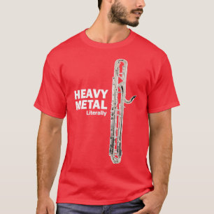 Camiseta Clarinet de Contrabass de Metal Pesado