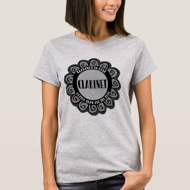 Camiseta Clarinet é o melhor (Frente)