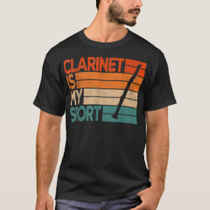 Camiseta Clarinet É O Meu Esportes, Engraçado Jogador Clari