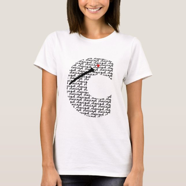 Camiseta Clarinet - Letra C (Frente)