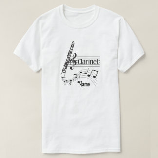 Camiseta Clarinet Personalizado