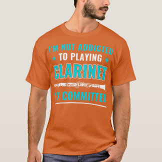 Camiseta Clarinet Player Clarinetista Envolvido a Cla