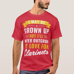 Camiseta Clarinet Player Engraçado Clarinetista Supera Meu