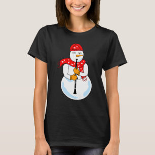 Camiseta Clarinet Snowman