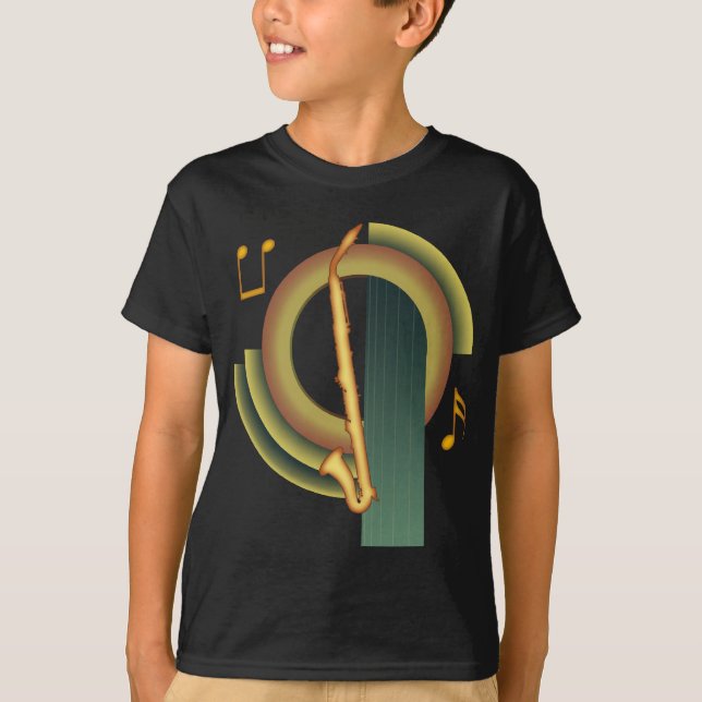 Camiseta Clarinete Alto Deco 1 (Frente)