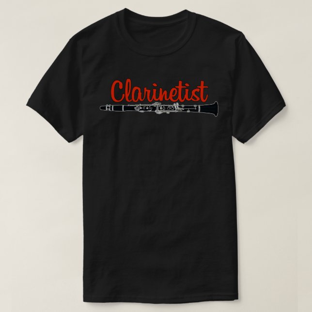 Camiseta Clarinetista (Frente do Design)
