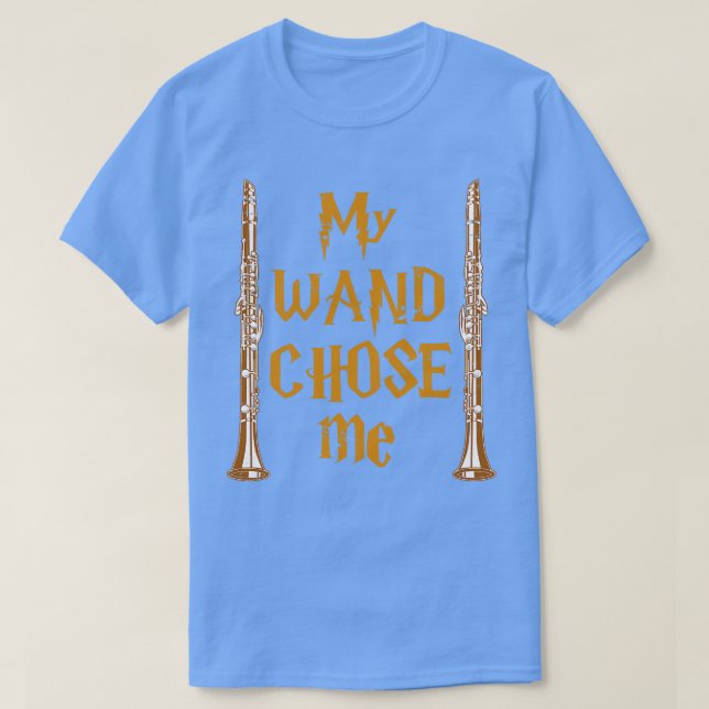 Camiseta Clarinetista Wand Clarinet (Frente do Design)