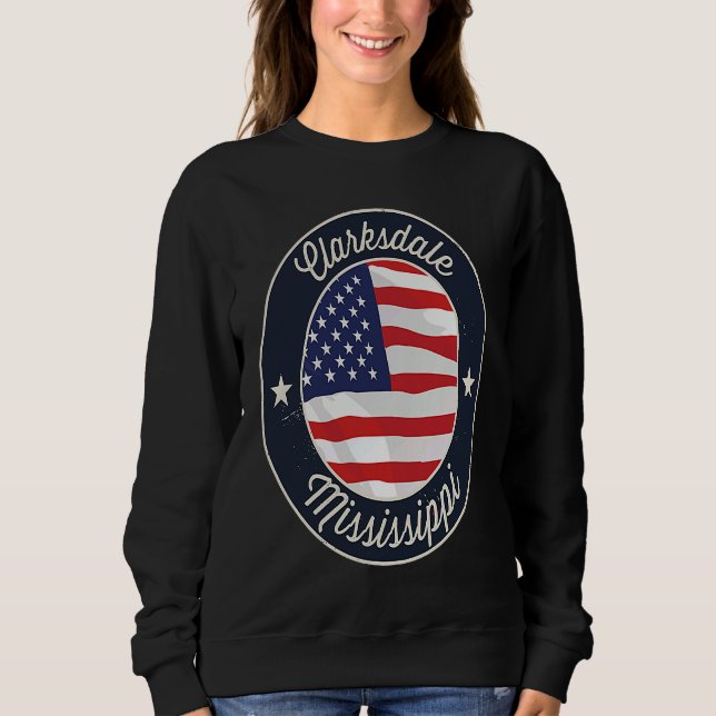 Camiseta Clarksdale Mississippi MS Vacation Souvenir Graphi (Frente)