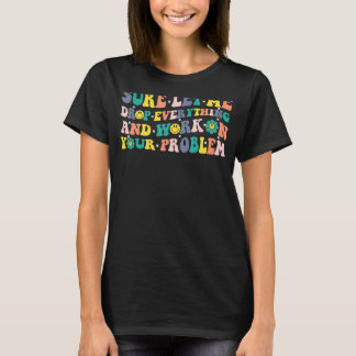 Camiseta Claro deixe-me largar tudo o retrô Vintage 60s 70s