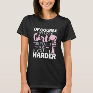Camiseta Claro Que Bati Como Uma Garota Boxing
