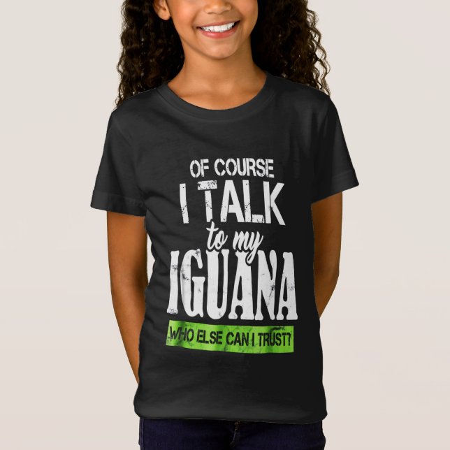 Camiseta Claro que falo com a minha Iguana (Frente)