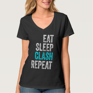 Camiseta Clãs de Repetição de Trevo de Roupa de Jogos
