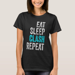 Camiseta Clãs de Repetição de Trevo de Roupa de Jogos