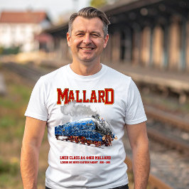 Camiseta Class A4 Mallard - World Fastest Steam Locomotive
