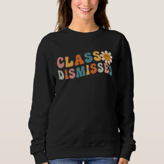 Camiseta Class Dismissed Last Day Of School Groovy Retro Gr