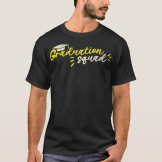 Camiseta Class Of 2021 Graduation Squad Funny High School C