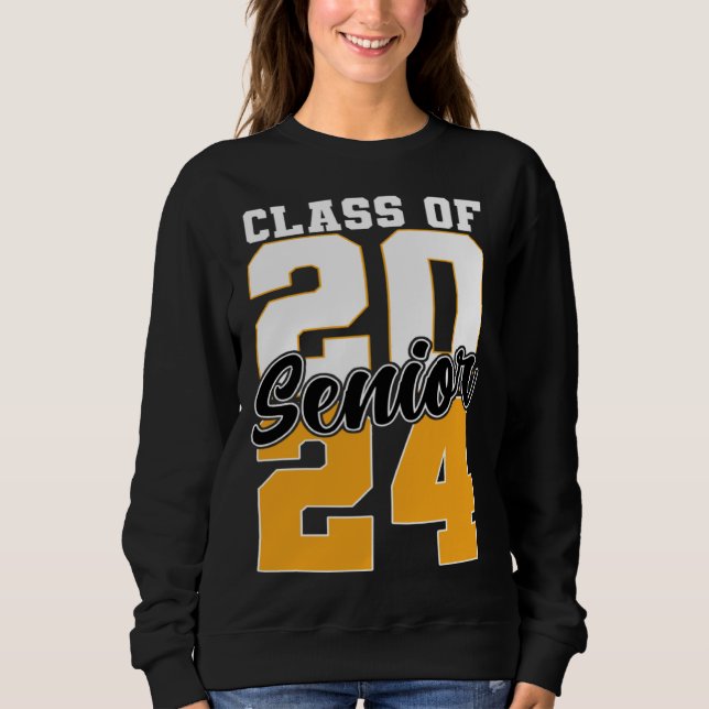 Camiseta Class of 2024 Senior 24 Grad Graduation (Frente)