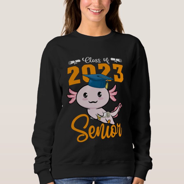 Camiseta Class of 2024 Senior Axolotl Graduation First Day  (Frente)