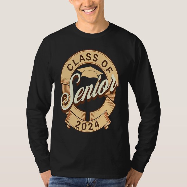 Camiseta Class of 2024 Senior Graduation Senior Class of 20 (Frente)