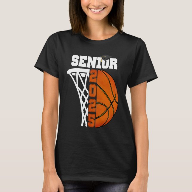 Camiseta Class of 2025 Senior 25 Basketball High School Gra (Frente)