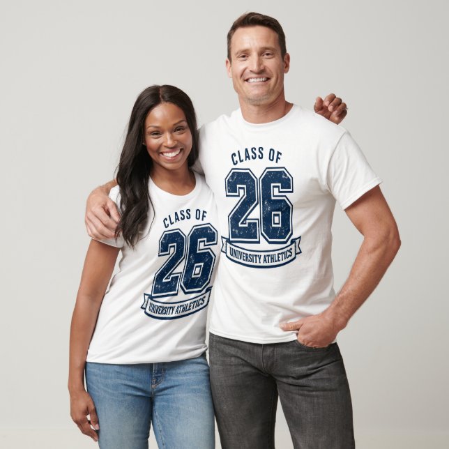 Camiseta Class of 2026 – Graduate Pride College (Unissex)