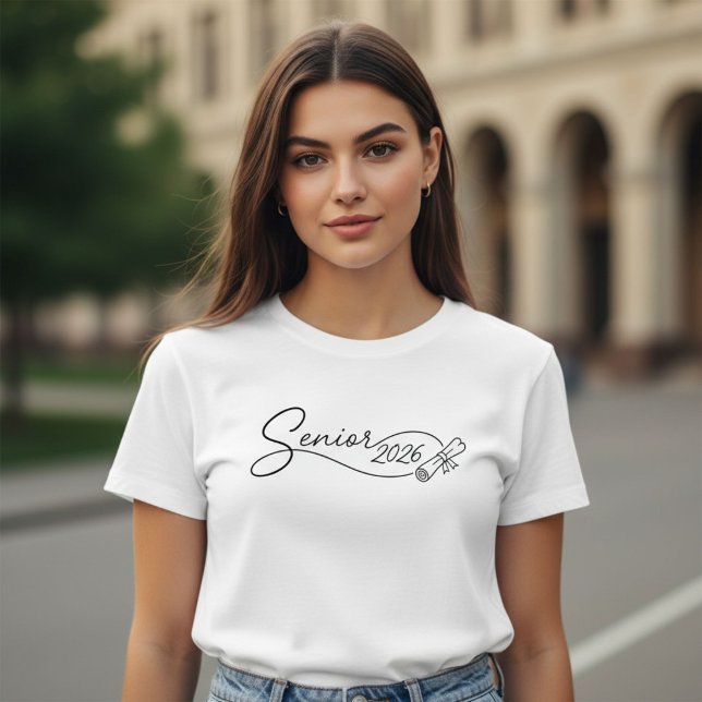 Camiseta class of 2026 senior (Graduation T-Shirt)