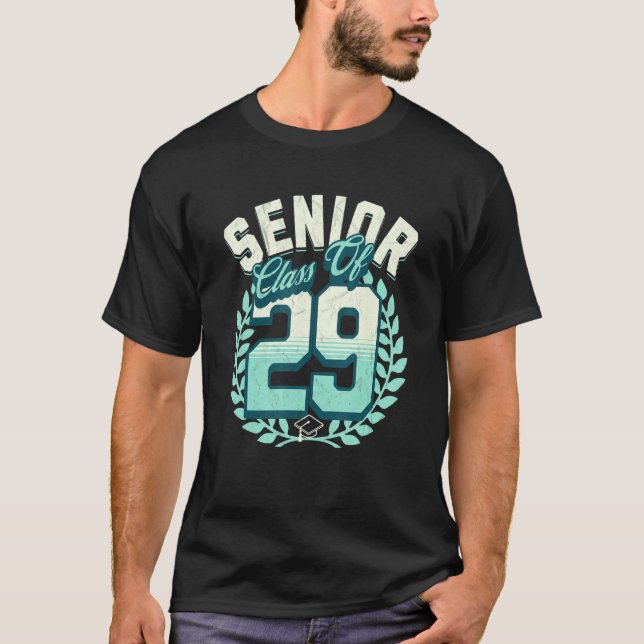 Camiseta Class of 2029 Senior Graduation Senior Class of 20 (Frente)