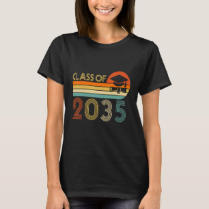 Camiseta Class Of 2035 First Day Of School Grow With Me Gra