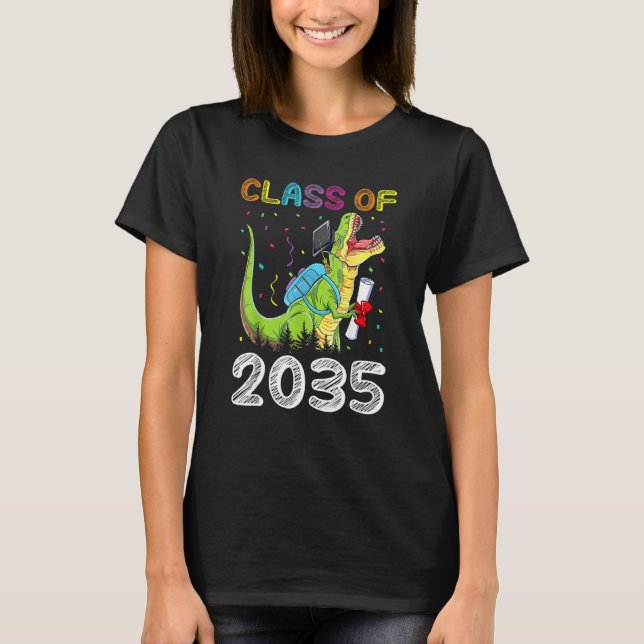 Camiseta Class Of 2035 Graduation  Grow With Me (Frente)