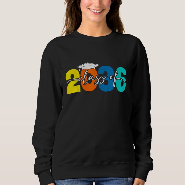 Camiseta Class of 2036 Grow with Me First Day of School Gra (Frente)