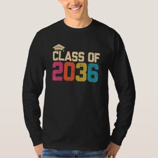 Camiseta Class Of 2036 Kindergarten Graduate Kinder Graduat