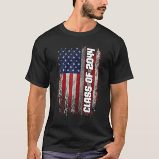Camiseta Class of 2044  Senior 2044 USA American Flag