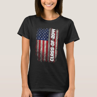 Camiseta Class of 2044  Senior 2044 USA American Flag