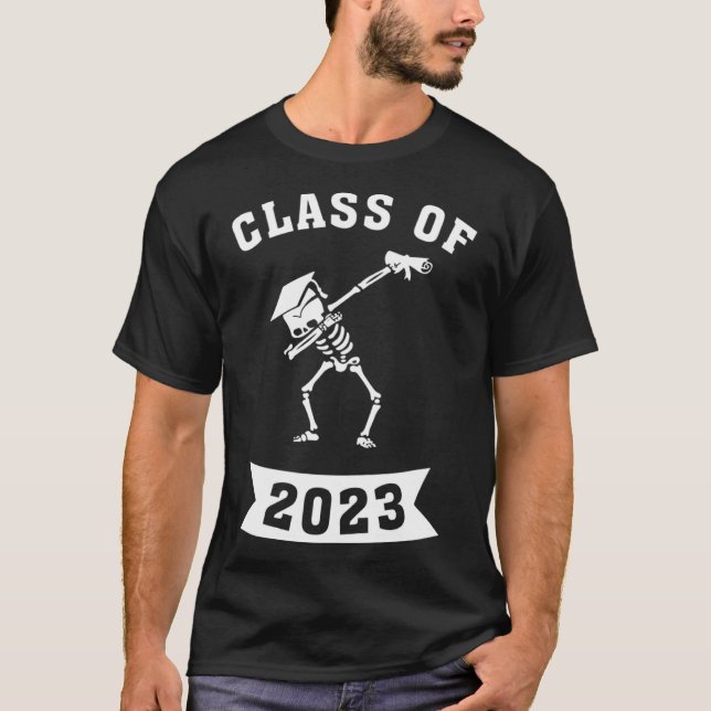 Camiseta Classe 2023 Skeleton Dab School (Frente)