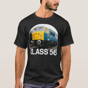 Camiseta Classe 56 Comboio Ferroviário Britânico Locomoti