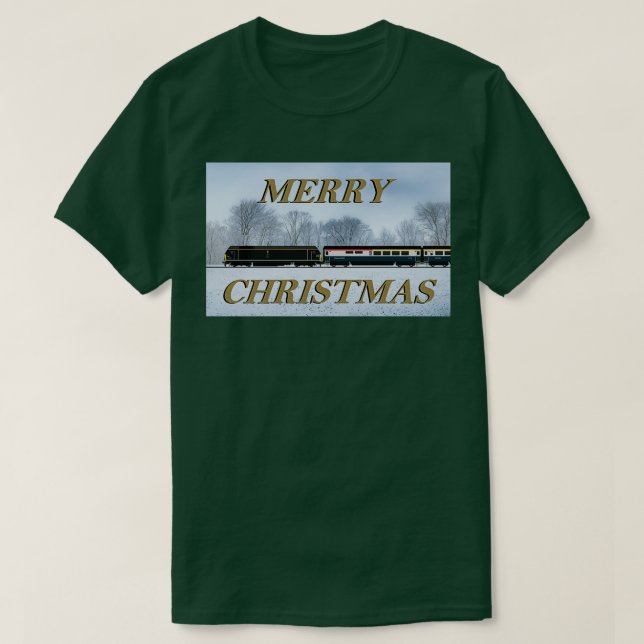 CAMISETA CLASSE 67 CARTÃO DE NATAL LOCOMOTIVO 1 (Frente do Design)