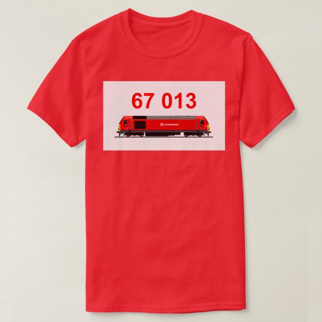 Camiseta Classe 67 LOCOMOTIVO (Frente do Design)