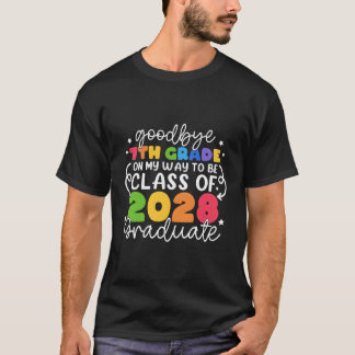 Camiseta Classe 7 De Formando De 2028, Classe 7